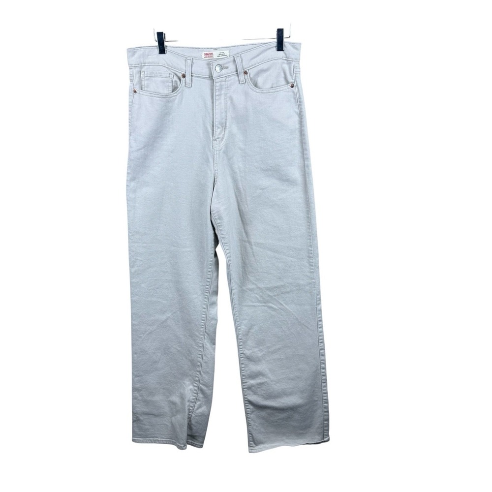 Levi Strauss & Co. Signature Jeans Women's 10 Heritage High Rise Loose Straight